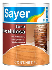 Barniz nitrocelulosa SAYER NS-0270.40 sellalack 4L