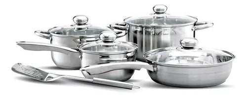 Batería de cocina 9 piezas Intercuis irlanda set