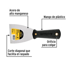 Cargar imagen en el visor de la galería, Espátula rígida 3&quot; con mango de plástico, PRETUL E-3R (21523)