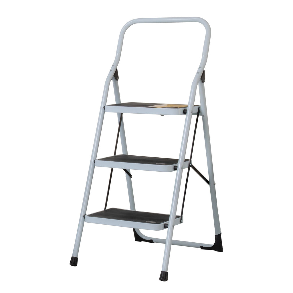 Escalera tubular, plegable, 3 peldaños, PRETUL ESTU-3P (24120)