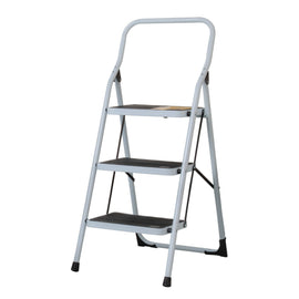 Escalera tubular, plegable, 3 peldaños, PRETUL ESTU-3P (24120)
