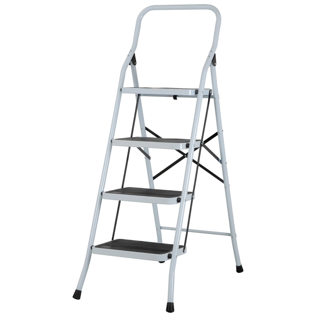 Escalera tubular, plegable, 4 peldaños, PRETUL ESTU-4P (24122)