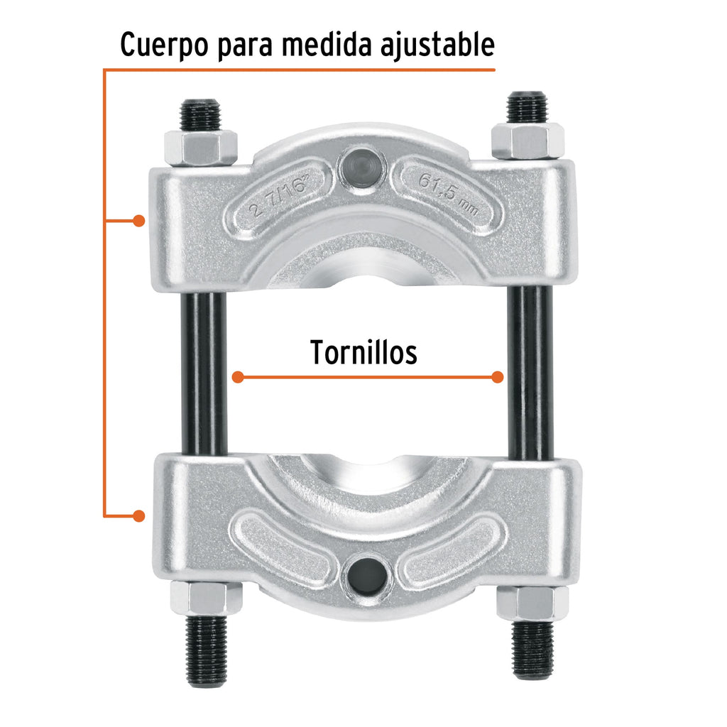 Extractor de baleros de 25 a 62 mm, TRUPER EX-B2 (14516)