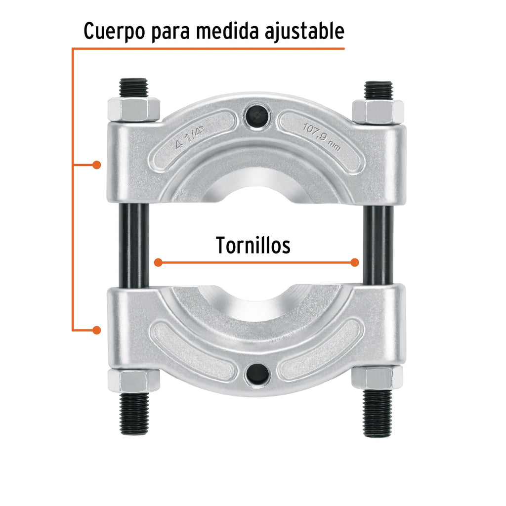 Extractor de baleros de 57 a 108 mm, TRUPER EX-B4 (14517)