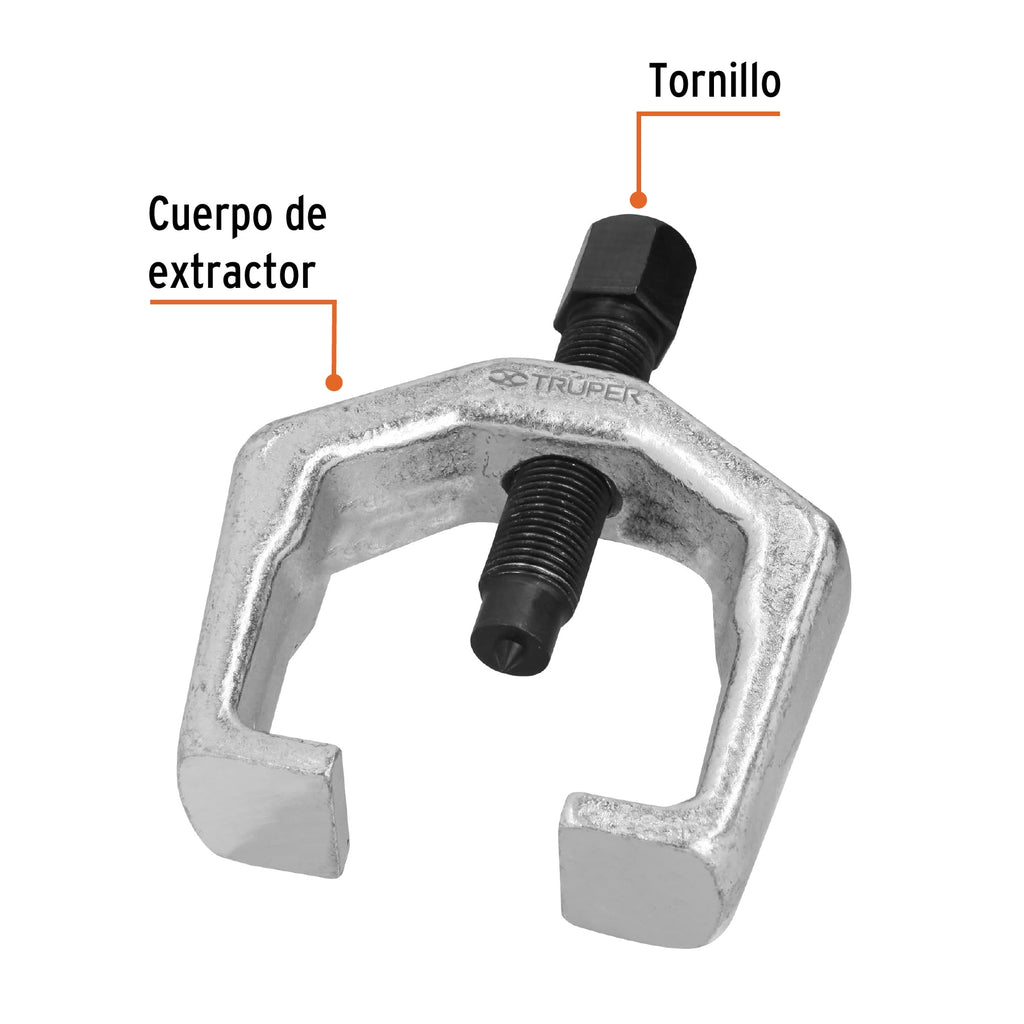 Extractor de baleros pitman, alcance 63 mm, uso pesado, TRUPER EX-PIT-P (14514)