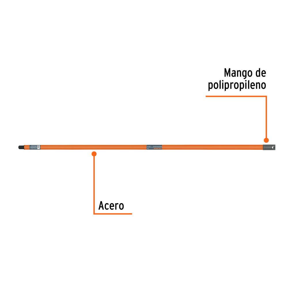 Extensión de acero para rodillo, 1.2 m, TRUPER EXTM-12 (10547)