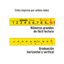 Cargar imagen en el visor de la galería, Flexómetro Auto-Lock contra impactos 3 m cinta 16 mm TRUPER FA-3M (10746)