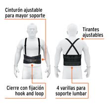 Cargar imagen en el visor de la galería, Faja lumbar con tercer cinturón, talla G, TRUPER FAJA - LX (14217)