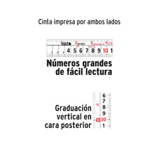 Cargar imagen en el visor de la galería, Flexómetro XTRA 5.5 m cinta extra ancha 28 mm, TRUPER FF-5528 (15385)