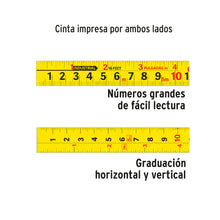 Cargar imagen en el visor de la galería, Flexómetro Gripper contra impactos 10 m cinta 32 mm, TRUPER FH-10M (14582)