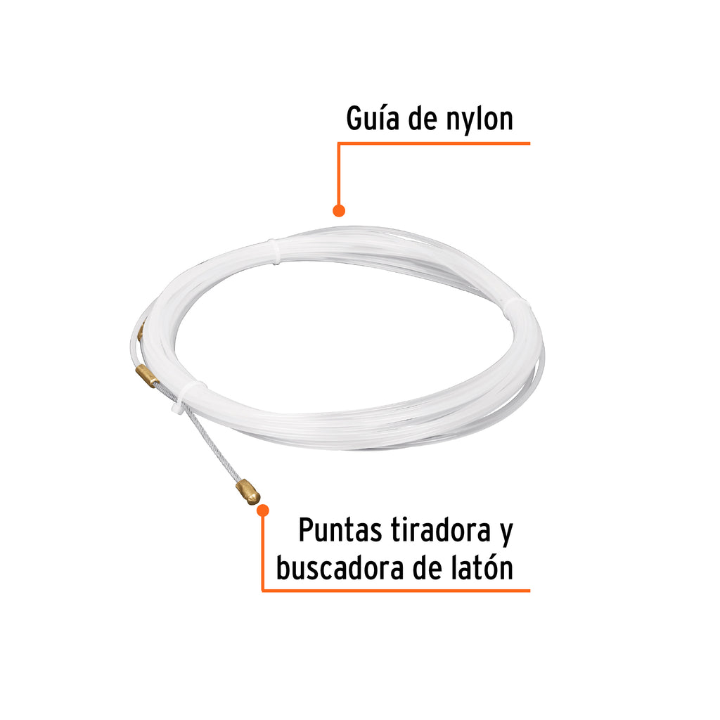 Guía de nylon de 10 m para cable, TRUPER GNY-10 (17755)