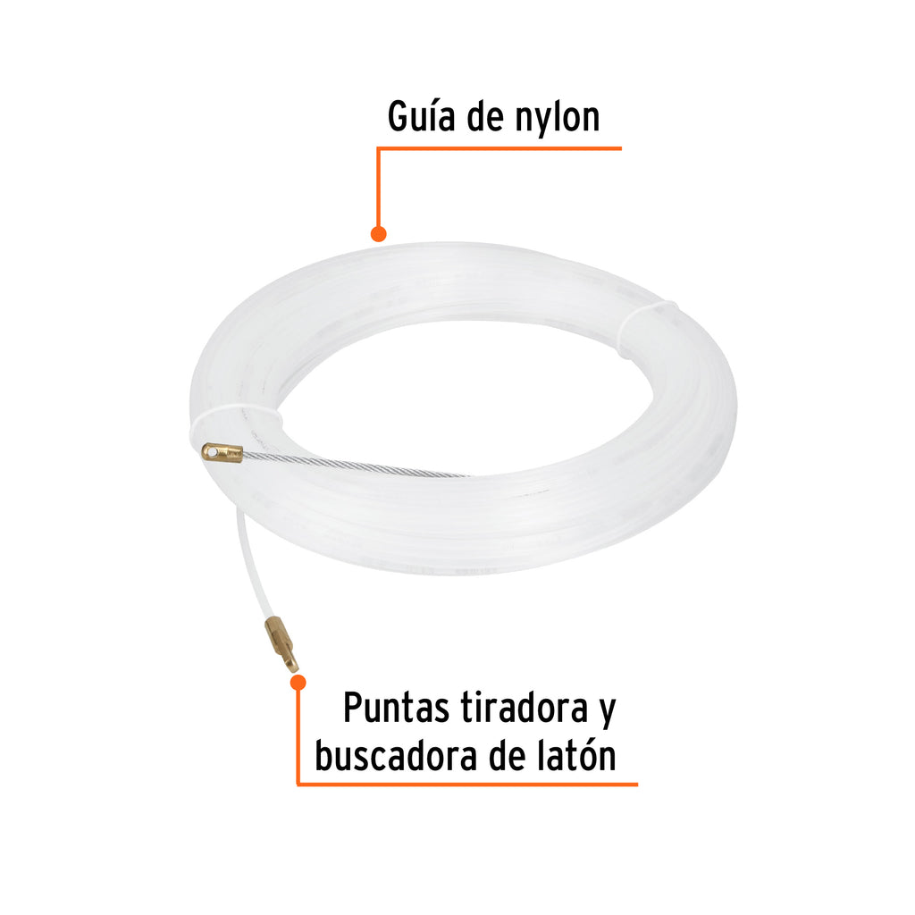 Guía de nylon de 30 m para cable, TRUPER GNY-30 (17758)