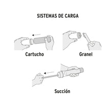 Cargar imagen en el visor de la galería, Inyectora de grasa 14 oz, 6000 PSI con grip antiderrapante TRUPER GRAS-13 (14859)