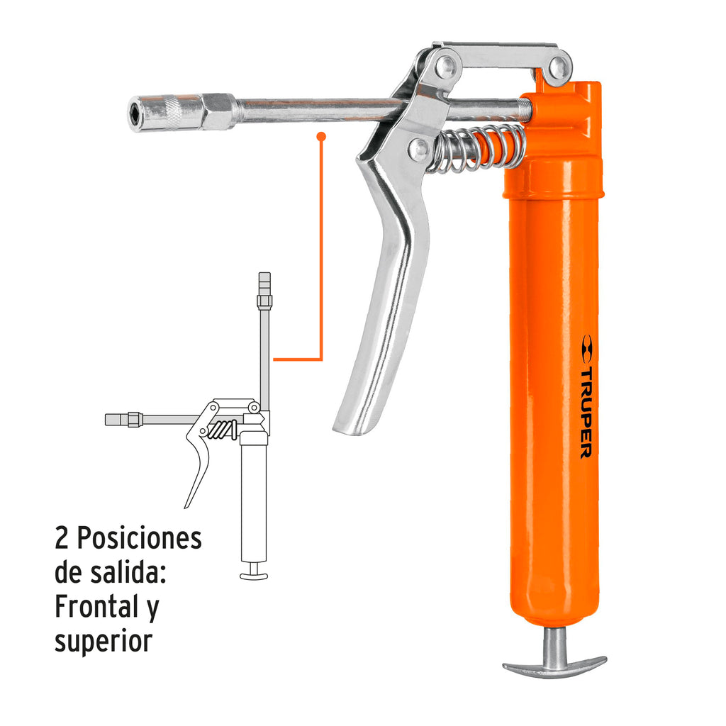 Mini inyector de grasa 3 oz, 3000 PSI, TRUPER GRAS-3 (14911)
