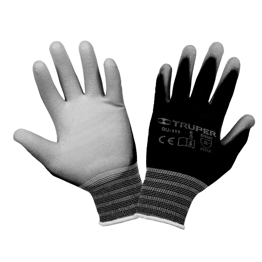 Guantes de nylon recubiertos de poliuretano, CH, TRUPER GU-111 (13290)