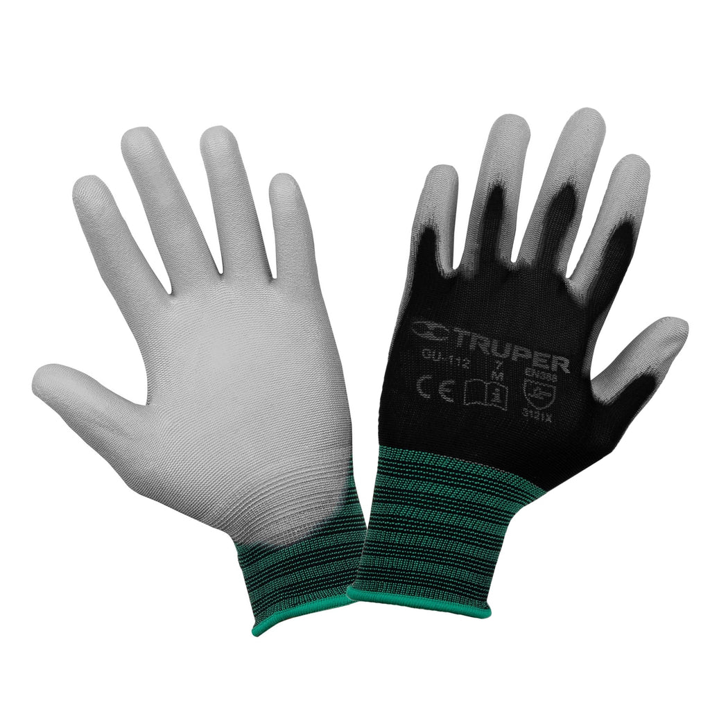 Guantes de nylon recubiertos de poliuretano, M, TRUPER GU-112 (13291)