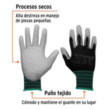 Cargar imagen en el visor de la galería, Guantes de nylon recubiertos de poliuretano, M, TRUPER GU-112 (13291)