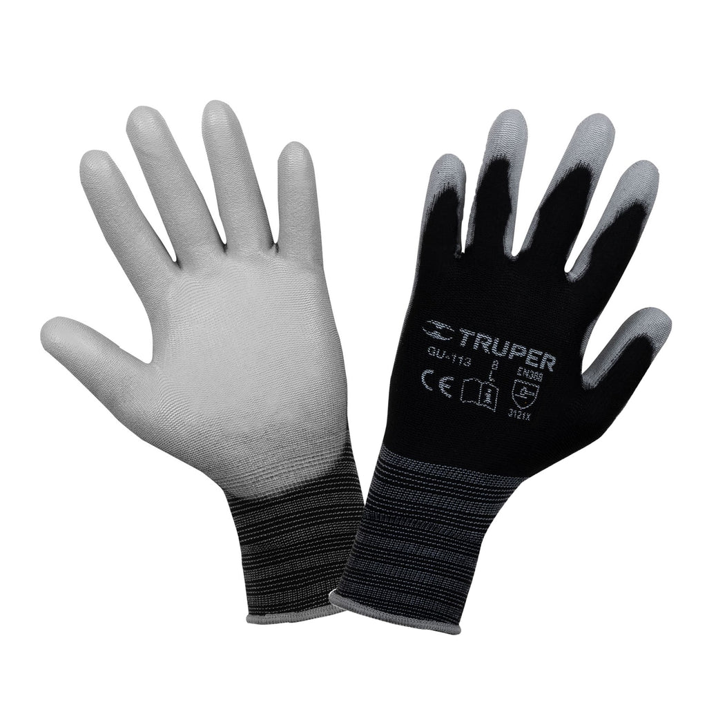 Guantes de nylon recubiertos de poliuretano, G, TRUPER GU-113 (13292)