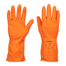 Cargar imagen en el visor de la galería, Guantes de látex para limpieza, grandes, TRUPER GU-313 (14263)