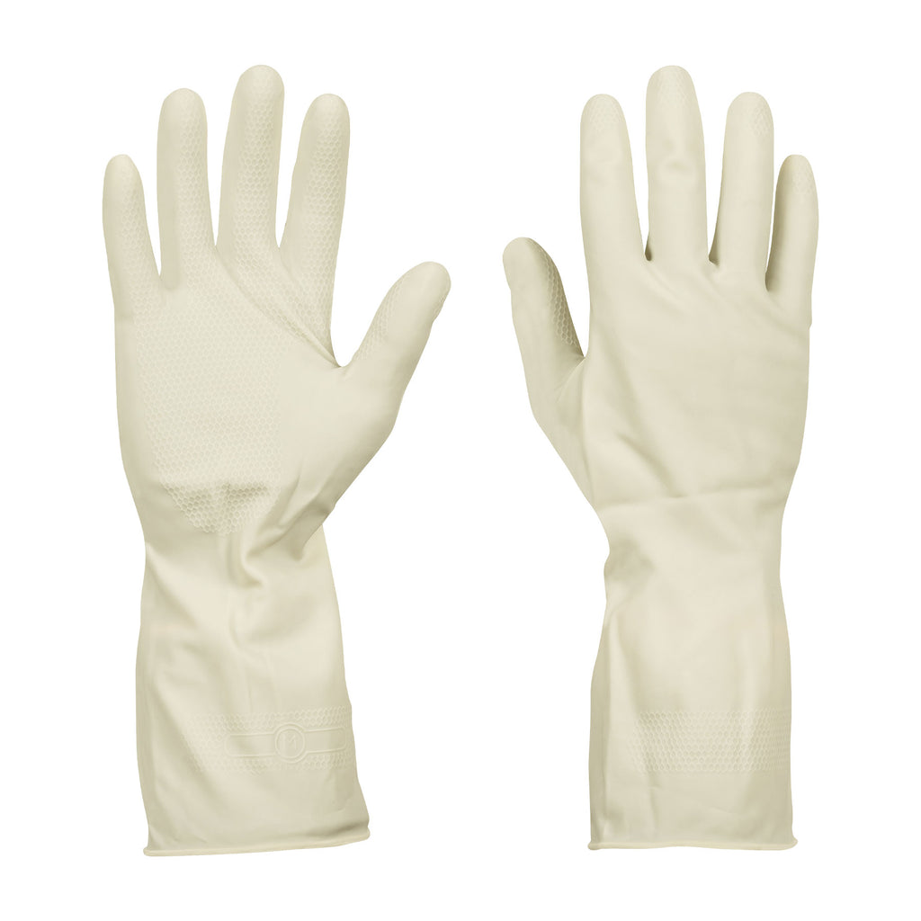 Guantes de látex para manejo de alimentos, medianos, TRUPER GU-382 (14264)