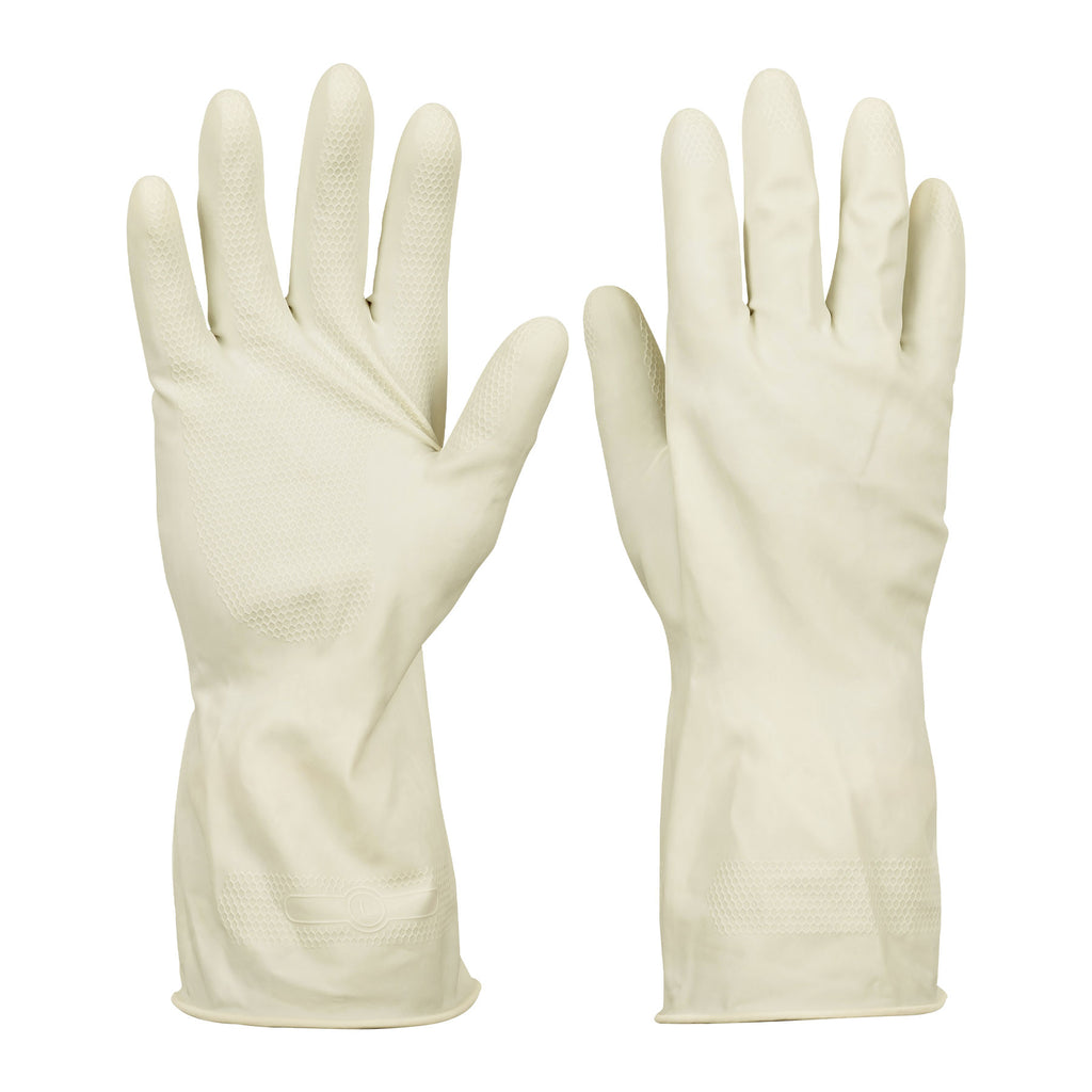 Guantes de látex para manejo de alimentos, grandes, TRUPER GU-383 (14265)