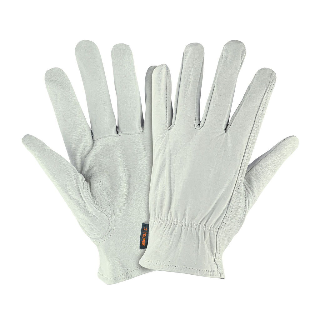 Guantes de piel de cabra, tipo operador, TRUPER GU-725 (14286)