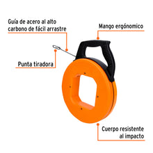 Cargar imagen en el visor de la galería, Guía de acero de 15 m para cable, TRUPER GUIA-15 (17751)