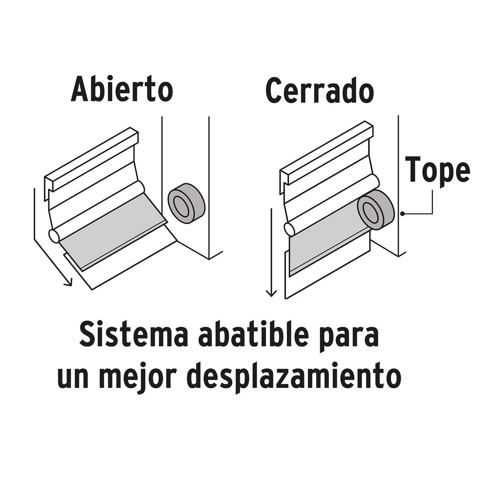 Guardapolvo automático 100 cm blanco, HERMEX GUPO-100AB (49889)