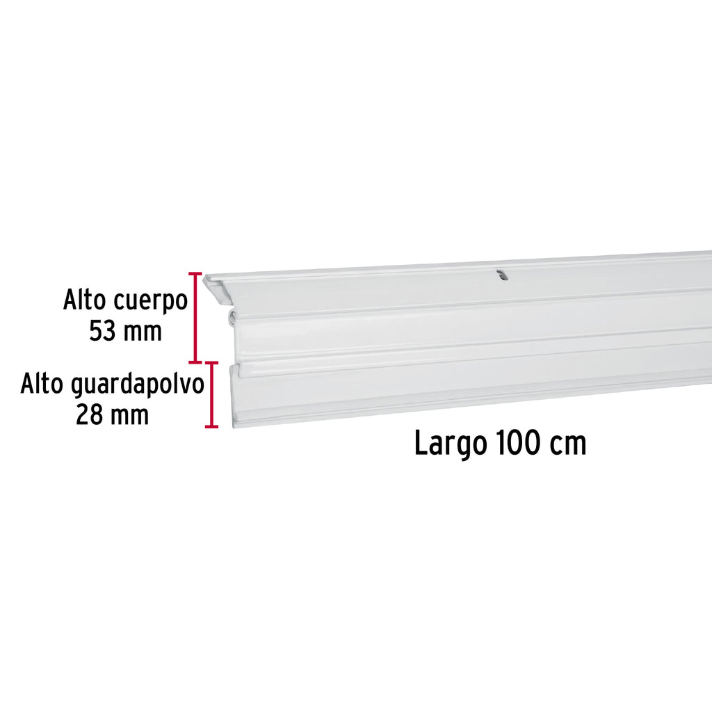 Guardapolvo automático 100 cm blanco, HERMEX GUPO-100AB (49889)