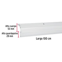 Cargar imagen en el visor de la galería, Guardapolvo automático 100 cm blanco, HERMEX GUPO-100AB (49889)