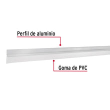 Cargar imagen en el visor de la galería, Guardapolvo fijo de 100 cm, aluminio, HERMEX GUPO-100A  (43030)