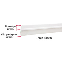 Cargar imagen en el visor de la galería, Guardapolvo fijo de 100 cm, blanco, HERMEX GUPO-100B (43031)