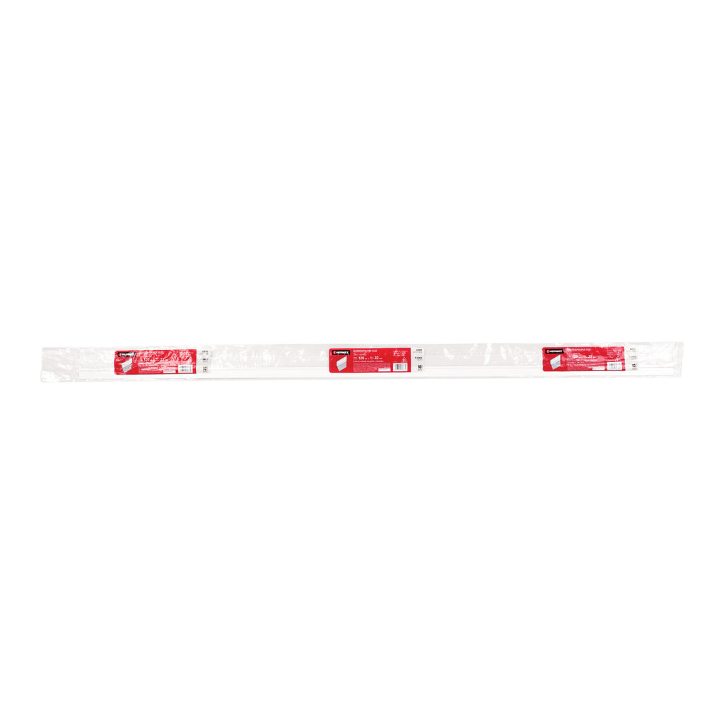 Guardapolvo fijo de 120 cm, blanco, HERMEX GUPO-120B (43035)