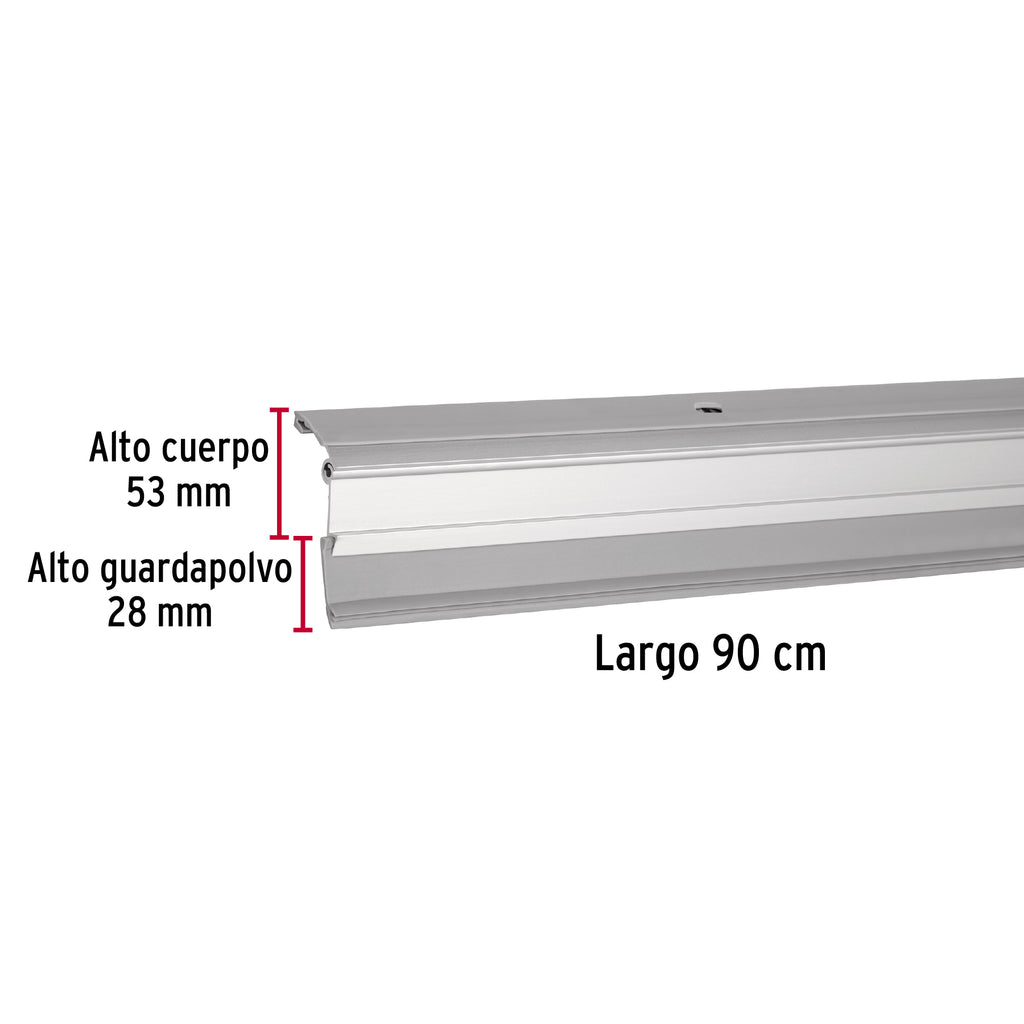 Guardapolvo automático 90 cm aluminio, HERMEX GUPO-90AA (49883)