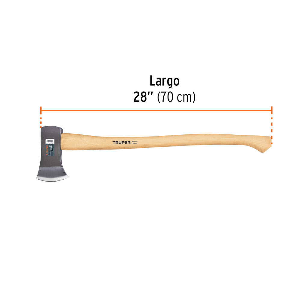 Hacha Boy 2-1/4 lb, mango de hickory 28", TRUPER HB-2-1/4M (14956)