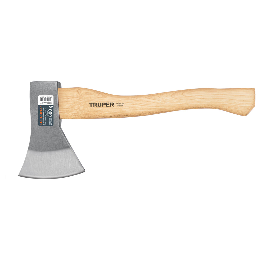 Hacha europea, 600 g, mango hickory 14", TRUPER HE-600 (14954)