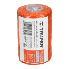 Cargar imagen en el visor de la galería, Hilo para albañil naranja carrete con 165m, Truper HIL-165N (14061)