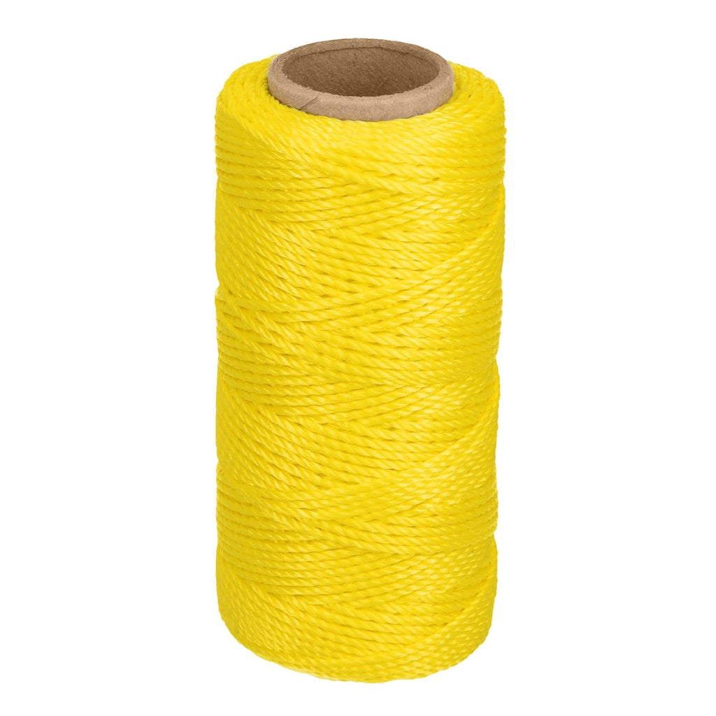 Hilo para albañil amarillo carrete con 65 m, TRUPER HIL-65A (14045)