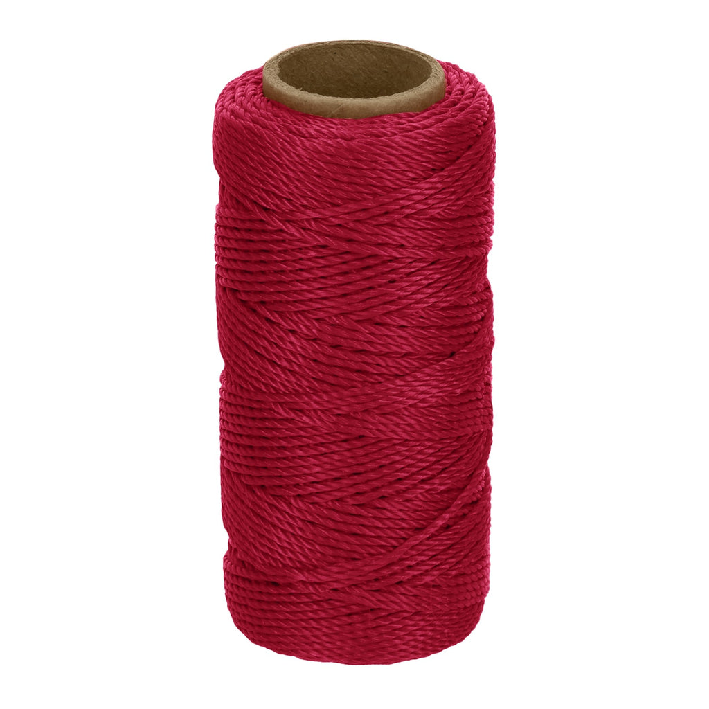 Hilo para albañil rojo carrete con 65m, TRUPER HIL-65R (14046)