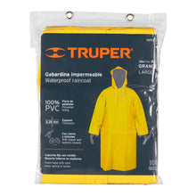 Cargar imagen en el visor de la galería, Gabardina impermeable doble capa, talla G, TRUPER IMPER-L (14415)