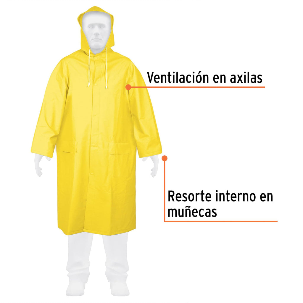 Gabardina impermeable doble capa, talla G, TRUPER IMPER-L (14415)