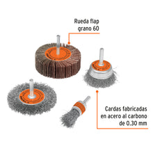 Cargar imagen en el visor de la galería, Juego de 4 cardas para taladro, TRUPER JCA-4P (11577)