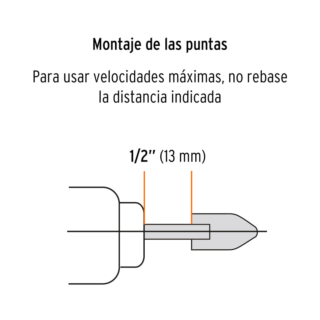 Juego de 10 piedras montadas zanco 1/4", uso general, TRUPER JPM-10 (12445)