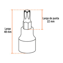 Cargar imagen en el visor de la galería, Juego de 7 dados cuadro 3/8&quot; punta torx, TRUPER JPT-3/8X7T (14171)