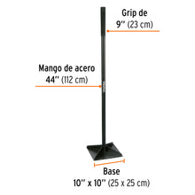 Cargar imagen en el visor de la galería, Pisón 10&quot; x 10&quot; con mango de acero de 48&quot;, TRUPER  KR-2L (17473)