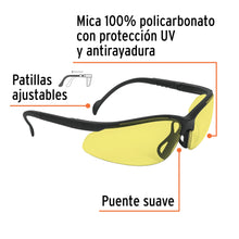 Cargar imagen en el visor de la galería, Lentes de seguridad amarillos, TRUPER LEDE-SA (14304)