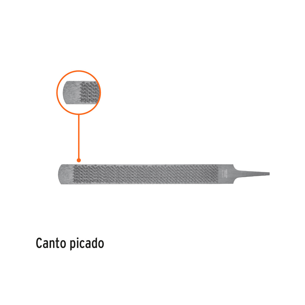 Lima escofina para herrar con zanco 14", TRUPER LEHE-14 (15208)