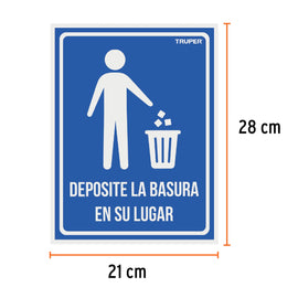 Letrero señalización 