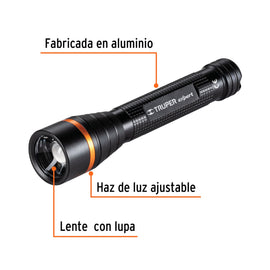 Linterna de aluminio LED Cree 235 lm con 2 pilas AA, TRUPER LINA-2AAN (18800)