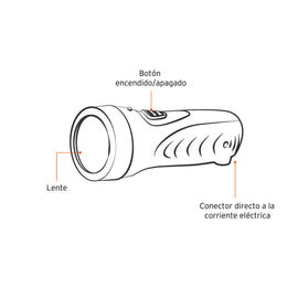 Linterna recargable de LED, 10 lúmenes, PRETUL LIRE-3C (24088)